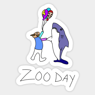 zoo day Sticker